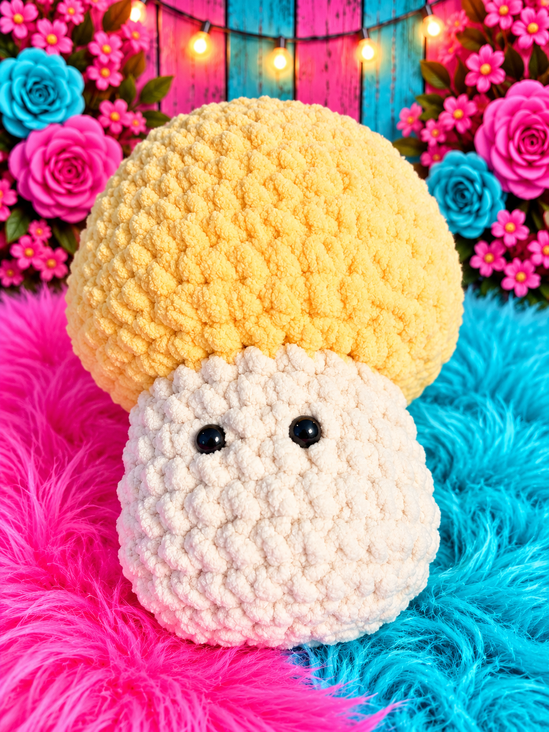 crochet mushroom