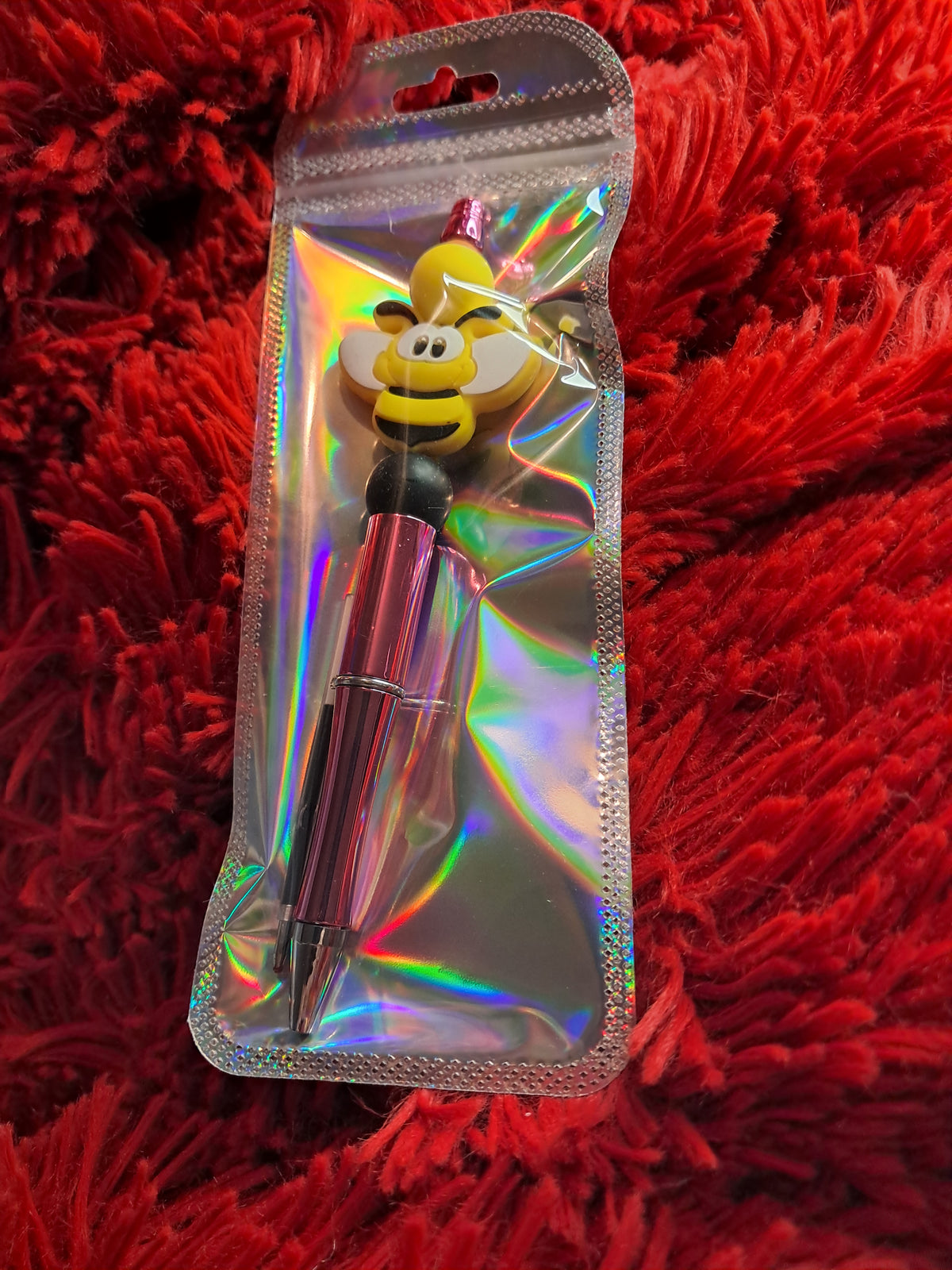 Bumble Bee Beaded Pen