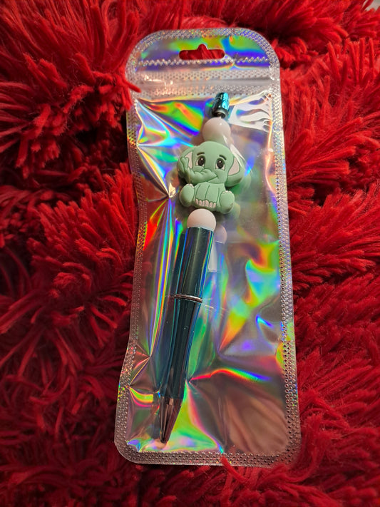 Elephant Beaded Pen