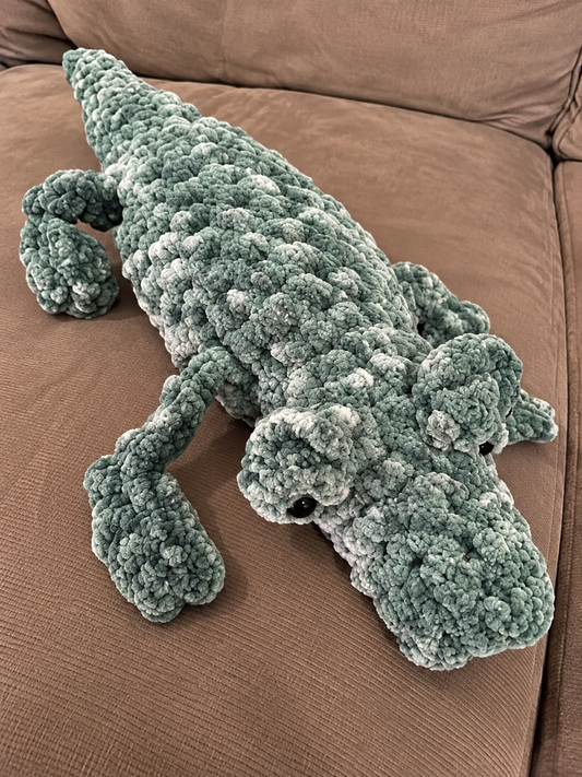 crochet large alligator