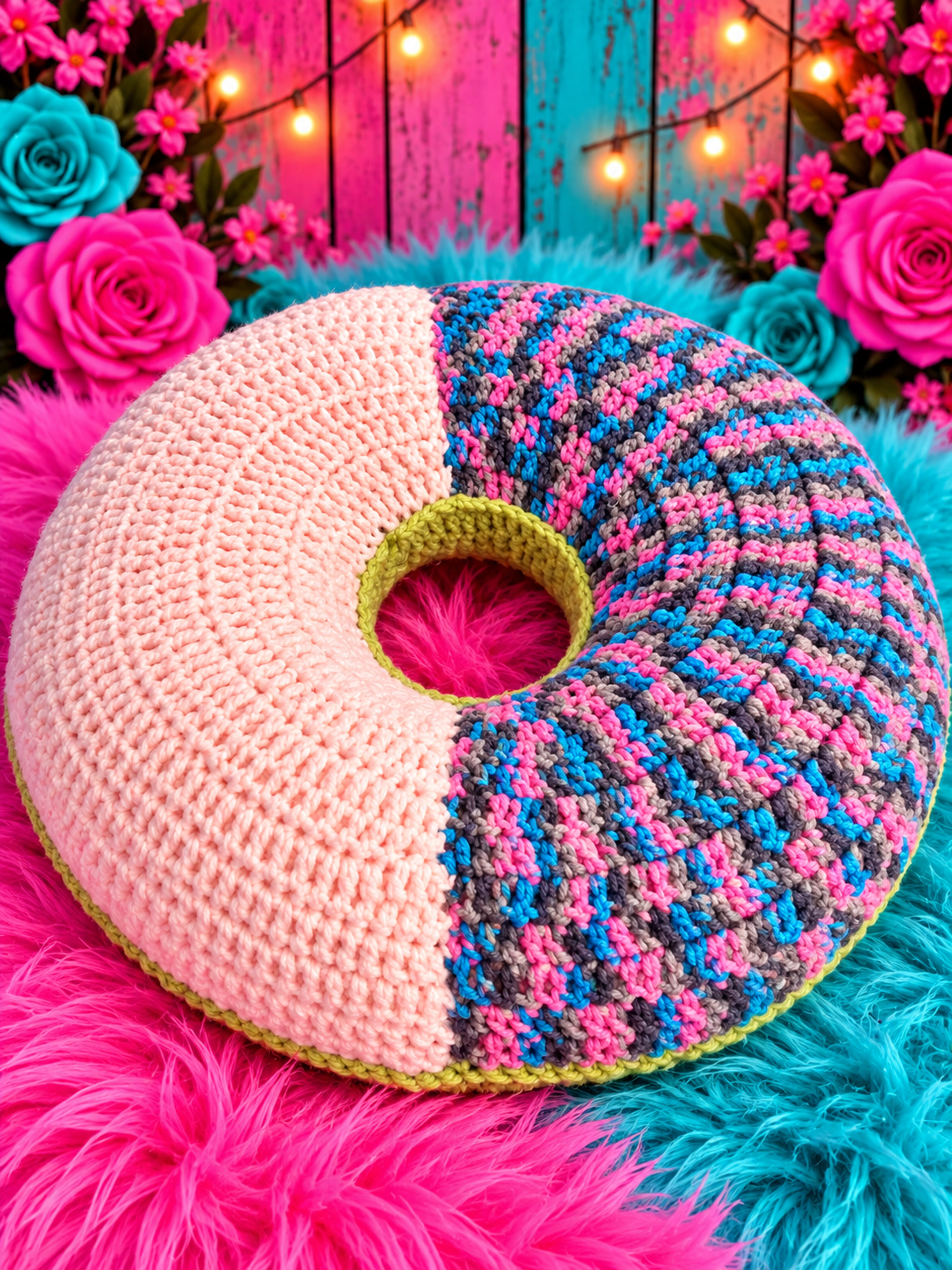 Donut pillow