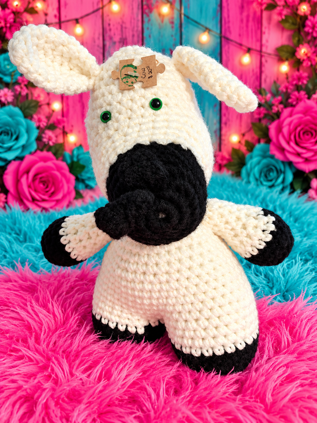 Crochet cow